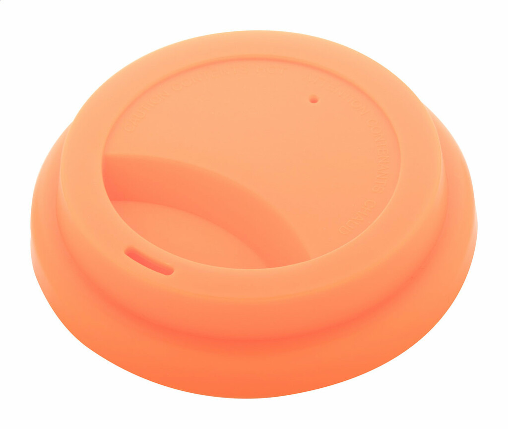 Термокружка індивідуальна CreaCup Mini, з кришкою, колір помаранчевий - AP892007-03_B- Фото №1