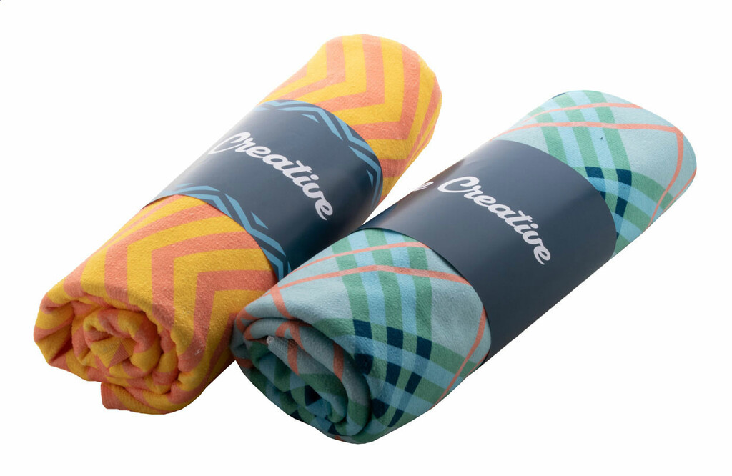 Полотенце под сублимацию CreaTowel, цвет белый - AP718207-01- Фото №4