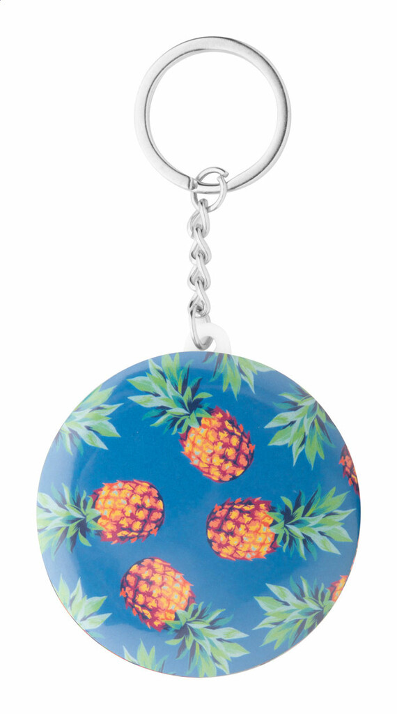 Бейдж-брелок KeyBadge Mini, колір білий - AP718216- Фото №3