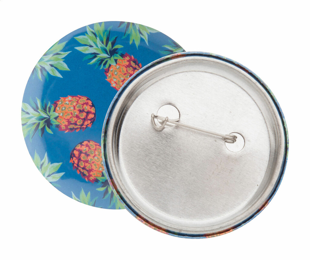 Бейдж PinBadge Maxi, колір сріблястий - AP718217- Фото №1