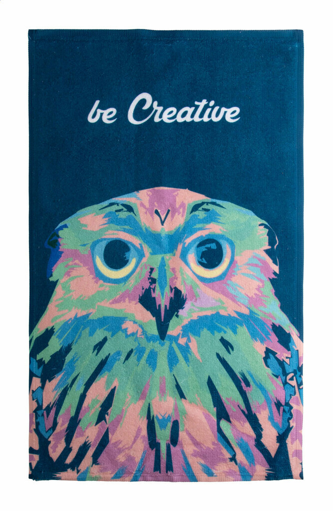 Полотенце под сублимацию CreaTowel, цвет белый - AP718186-01- Фото №4