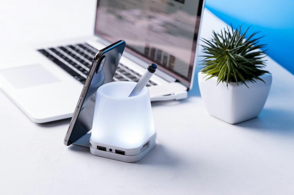 Тримач ручки з USB накопичувачем Belind, колір білий - AP721041-01- Фото №3