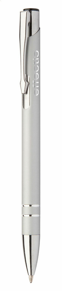 Ручка шариковая Runnel, цвет серебристый - AP805989-21- Фото №4