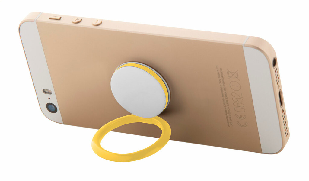 Держатель мобильного телефона Cloxon, цвет желтый - AP810425-02- Фото №2
