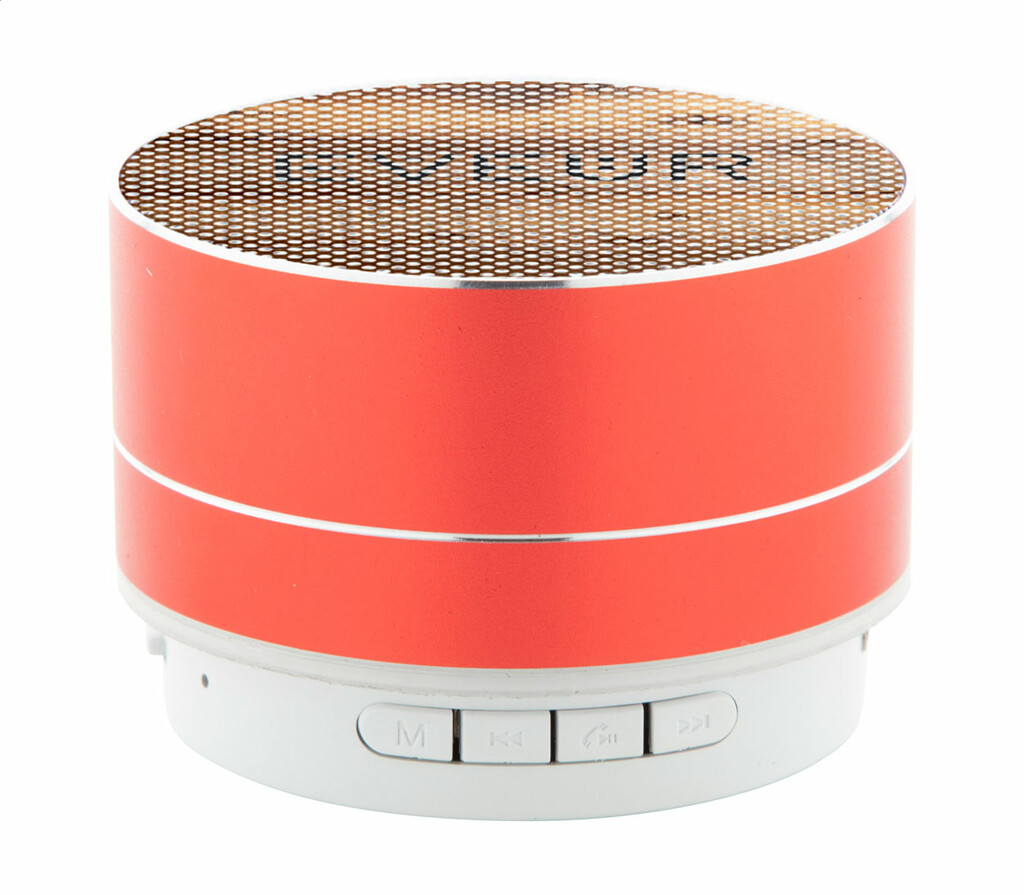 Динамик с Bluetooth  Whitins, цвет красный - AP809615-05- Фото №4