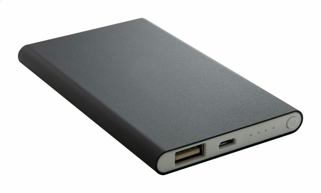 Power bank FlatFour, цвет черный - AP810460-10- Фото №2