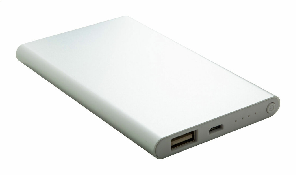 Power bank FlatFour, цвет серебристый - AP810460-21- Фото №2