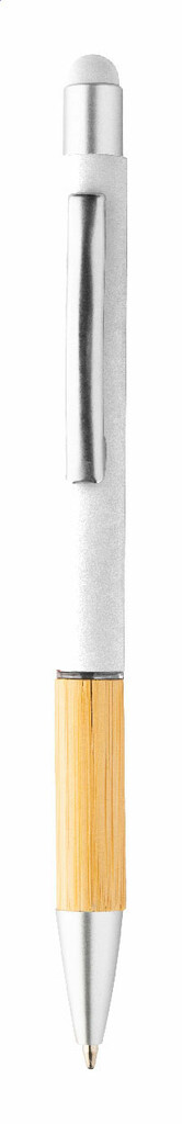 Сенсорная шариковая ручка Zabox, цвет белый - AP722052-01- Фото №2
