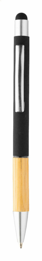 Сенсорна кулькова ручка Zabox, колір чорний - AP722052-10- Фото №2