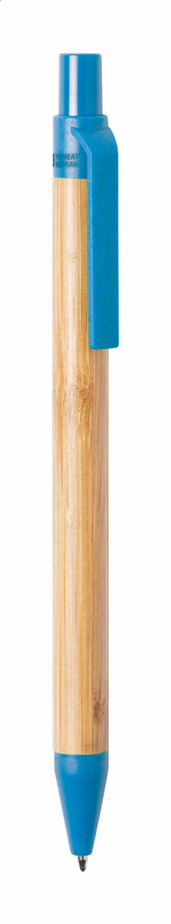 Бамбуковая шариковая ручка Roak, цвет синий - AP722054-06- Фото №1