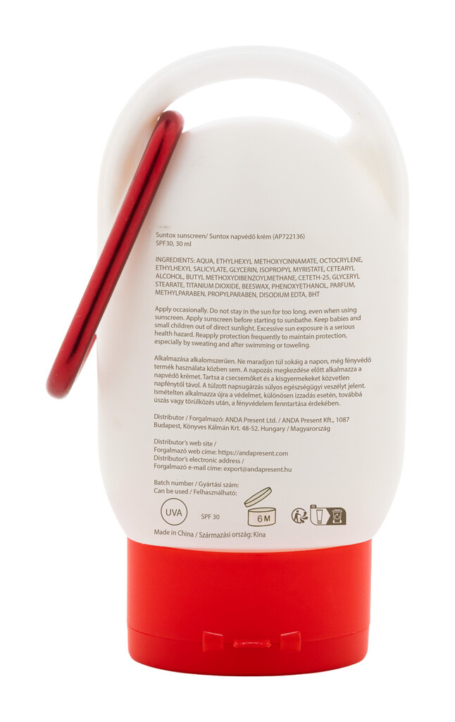 Крем солнцезащитный Lotion Cretus, цвет красный - AP722136-05- Фото №3