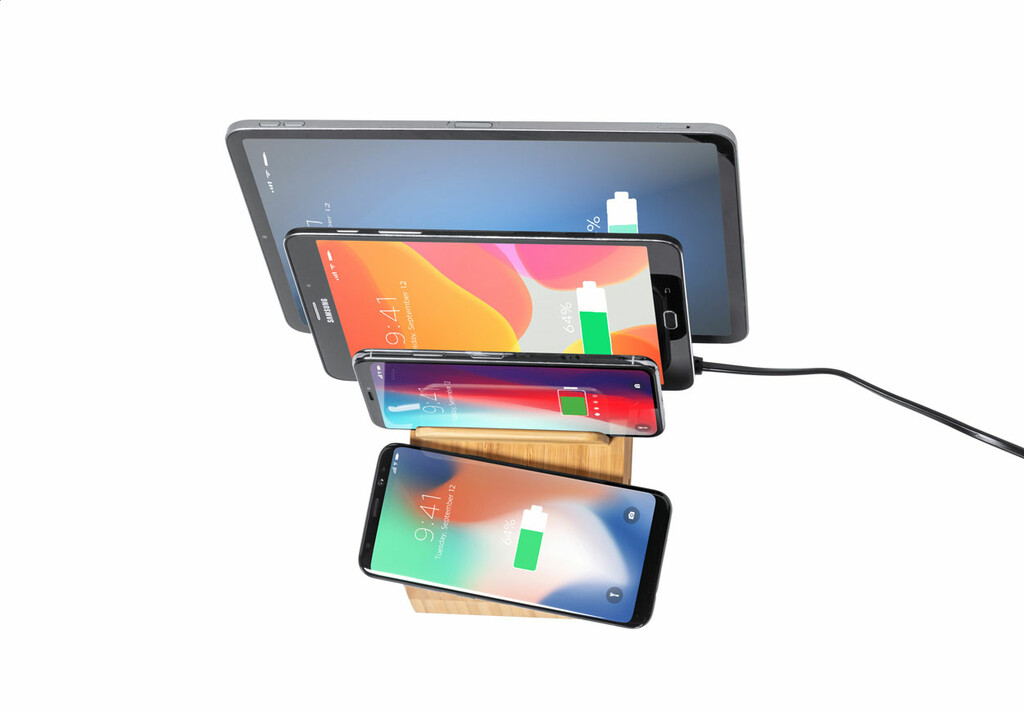 Зарядная станция USB Lupint, цвет естественный - AP722114- Фото №3