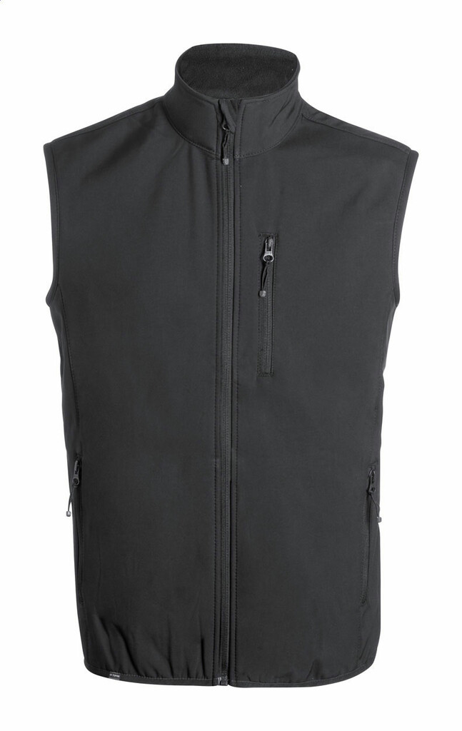 Жилет softshell Jandro, цвет черный  размер XL - AP722394-10_XL- Фото №1