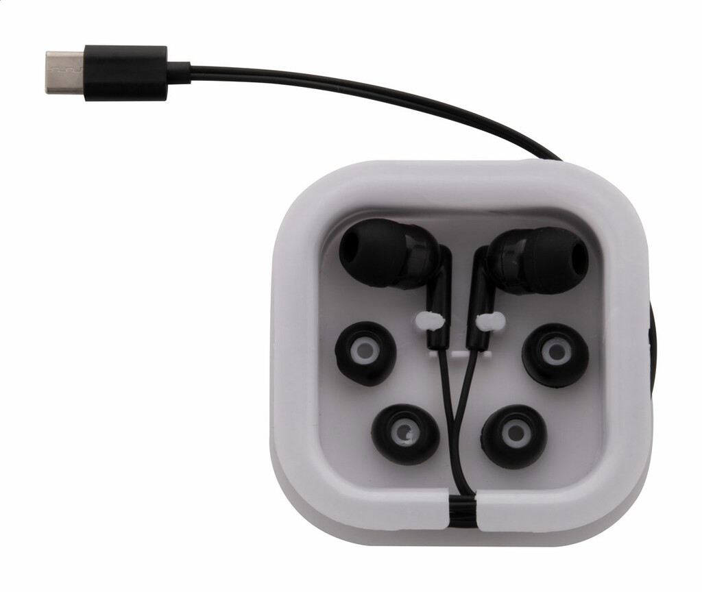 Наушники USB-C Celody, цвет черный - AP800523-10- Фото №3