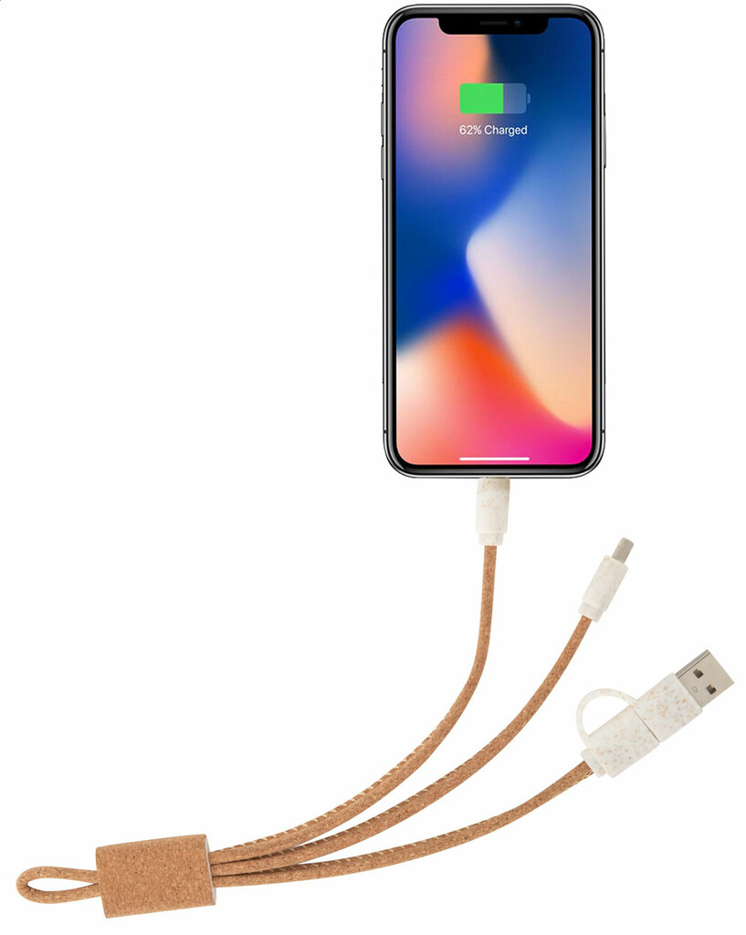 USB-кабель для зарядного пристрою Koruku, колір натуральний - AP864019- Фото №8