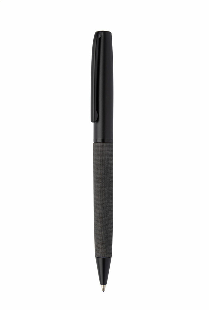 Шариковая металлическая ручка Nerra, цвет черный - AP800734-10- Фото №2