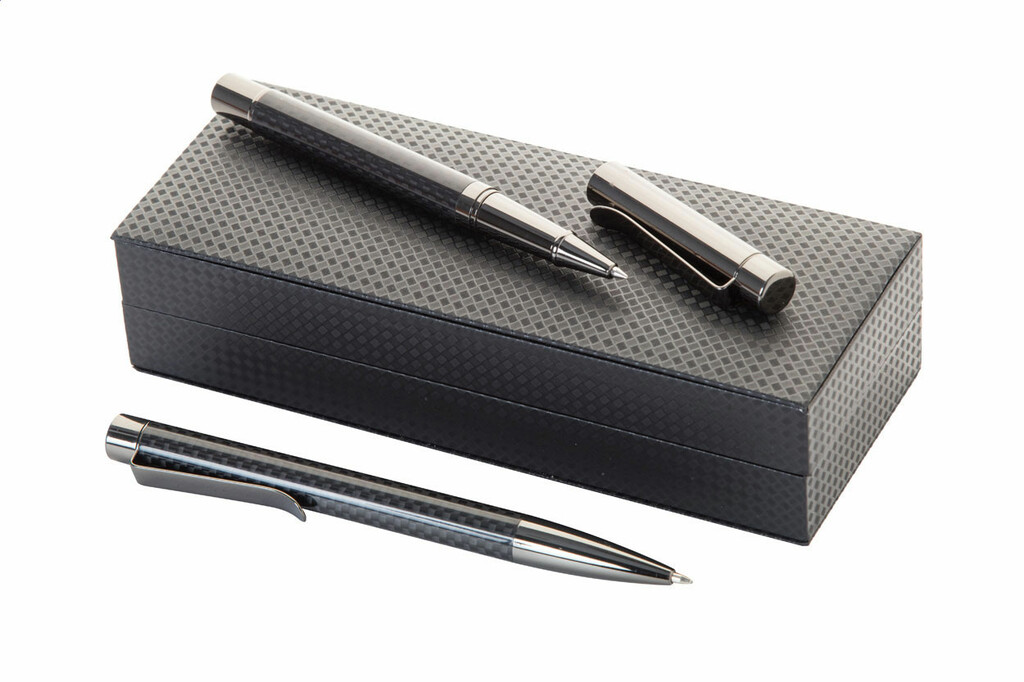 Pen set Braids, цвет black - AP800736-10- Фото №2