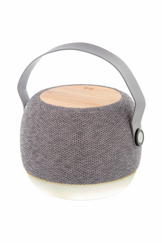 Динамік Bluetooth з переробленого пластику і RPET, колір сірий - AP864023- Фото №3
