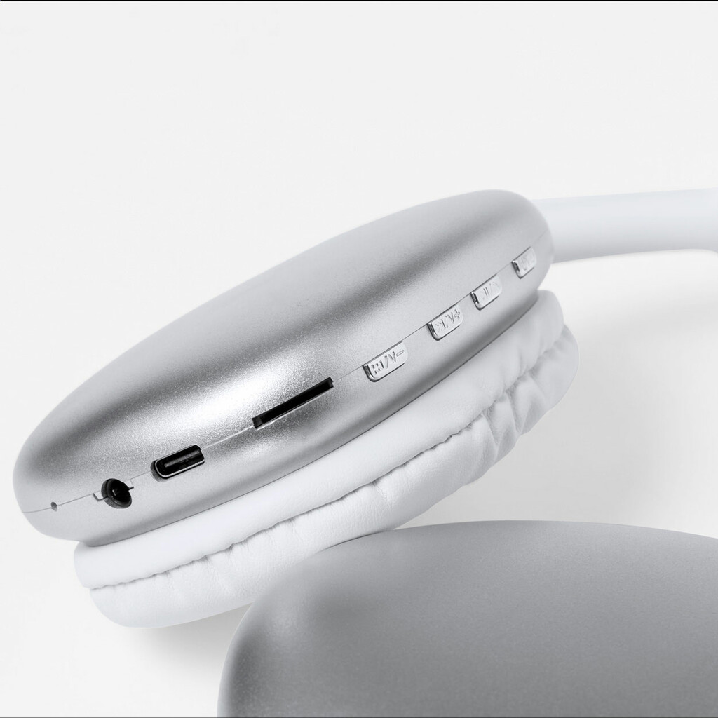 Bluetooth-наушники Curney, цвет белый - AP733408-01- Фото №6