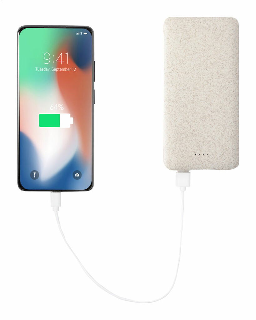 Power bank Golblum, цвет натуральный - AP734115-00- Фото №3