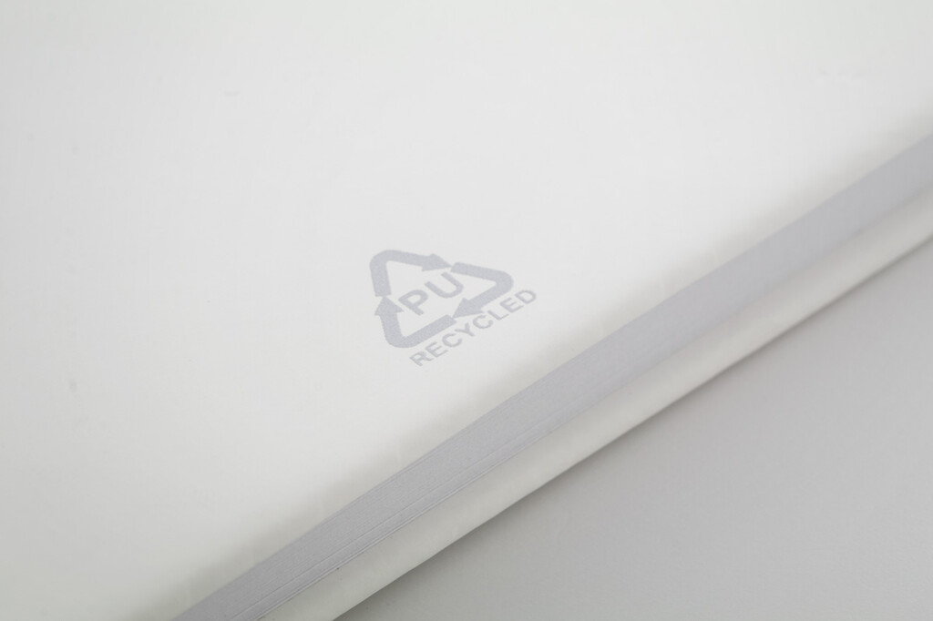 Блокнот Repuk Blank A5, цвет белый - AP800765-01- Фото №4