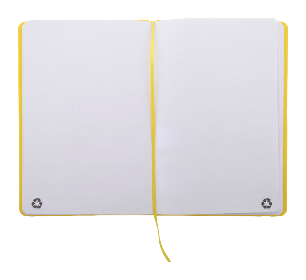 Блокнот Repuk Blank A5, цвет желтый - AP800765-02- Фото №3