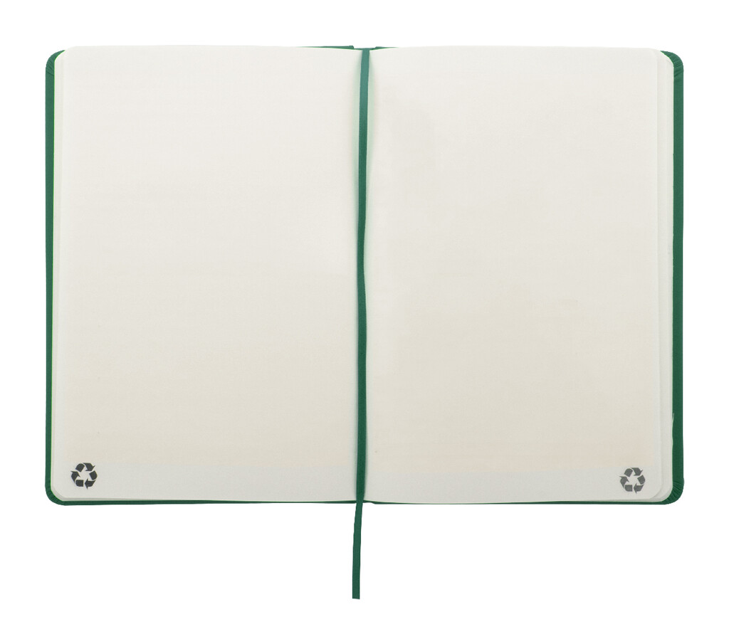 Блокнот Repuk Blank A5, цвет зеленый - AP800765-07- Фото №3