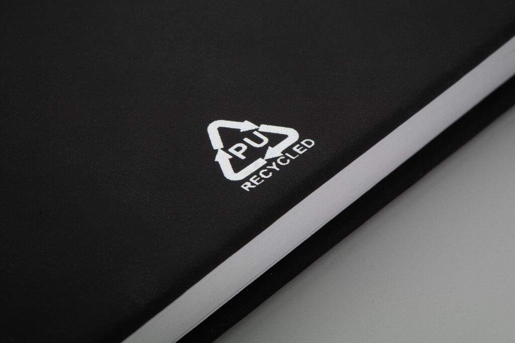 Блокнот Repuk Blank A5, цвет черный - AP800765-10- Фото №4