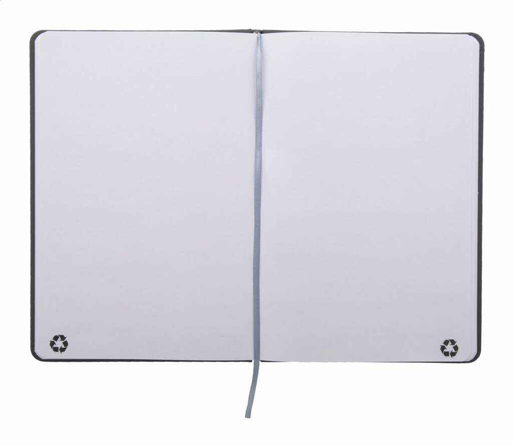 Блокнот Repuk Blank A5, цвет серый - AP800765-77- Фото №3