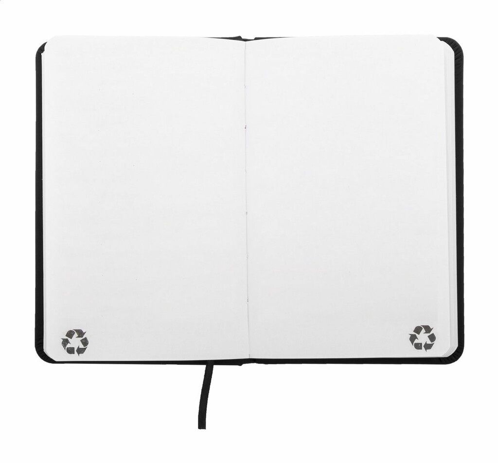 Блокнот Repuk Blank A6, цвет черный - AP800766-10- Фото №3