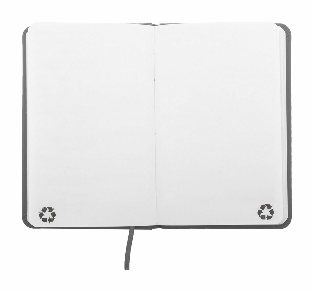 Блокнот Repuk Blank A6, цвет серый - AP800766-77- Фото №3