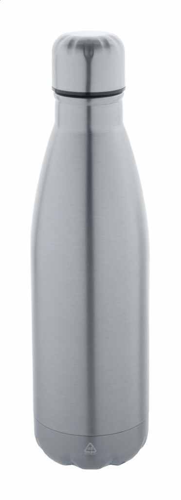 Бутылка из переработанной нержавеющей стали Refill, цвет серебряный - AP808117-21- Фото №1