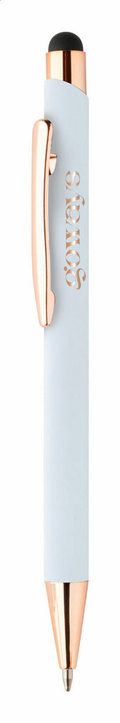Сенсорная шариковая ручка Auros, цвет белый - AP808108-01- Фото №1