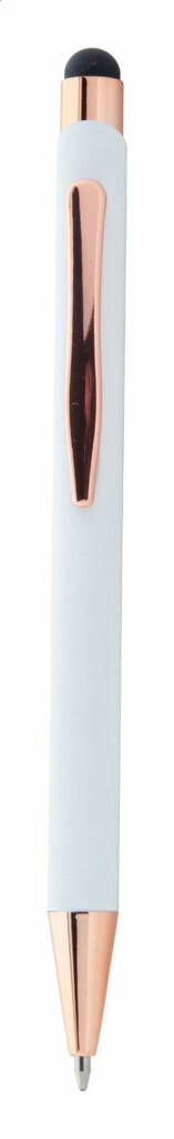 Сенсорная шариковая ручка Auros, цвет белый - AP808108-01- Фото №3