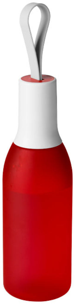 Бутылка Flow, цвет матовый красный, белый