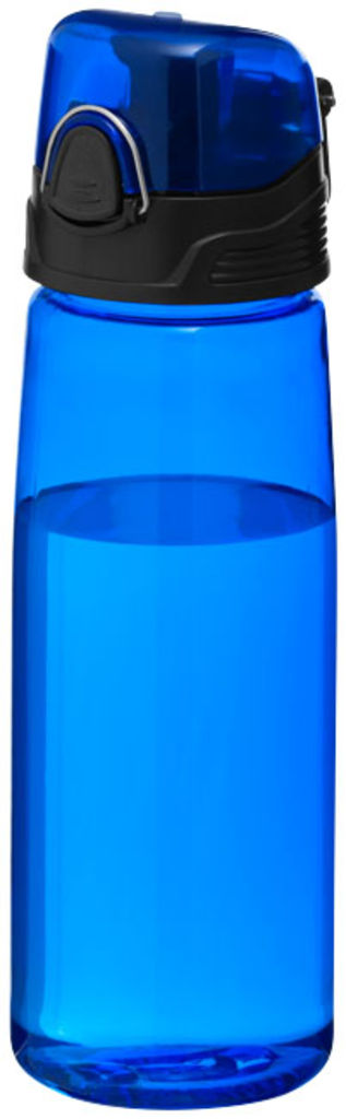 Спортивная бутылка Capri, цвет синий прозрачный