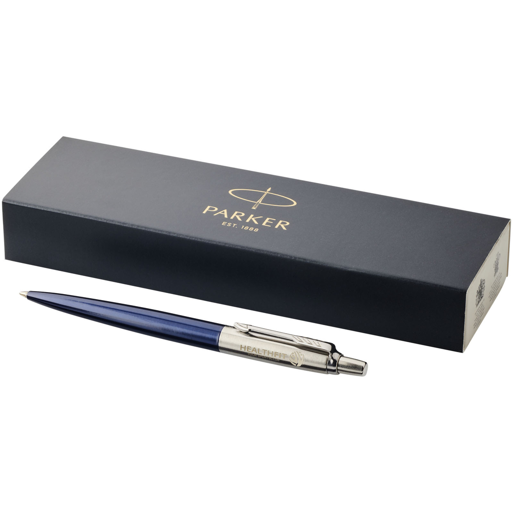 Ручка Jotter, колір темно-синій, сріблястий - 10684100- Фото №4