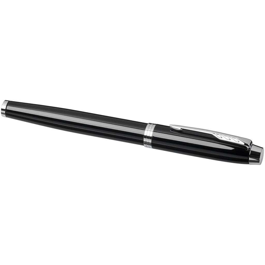 Ручка пір'яна Parker IM, колір суцільний чорний, хром - 10702200- Фото №6