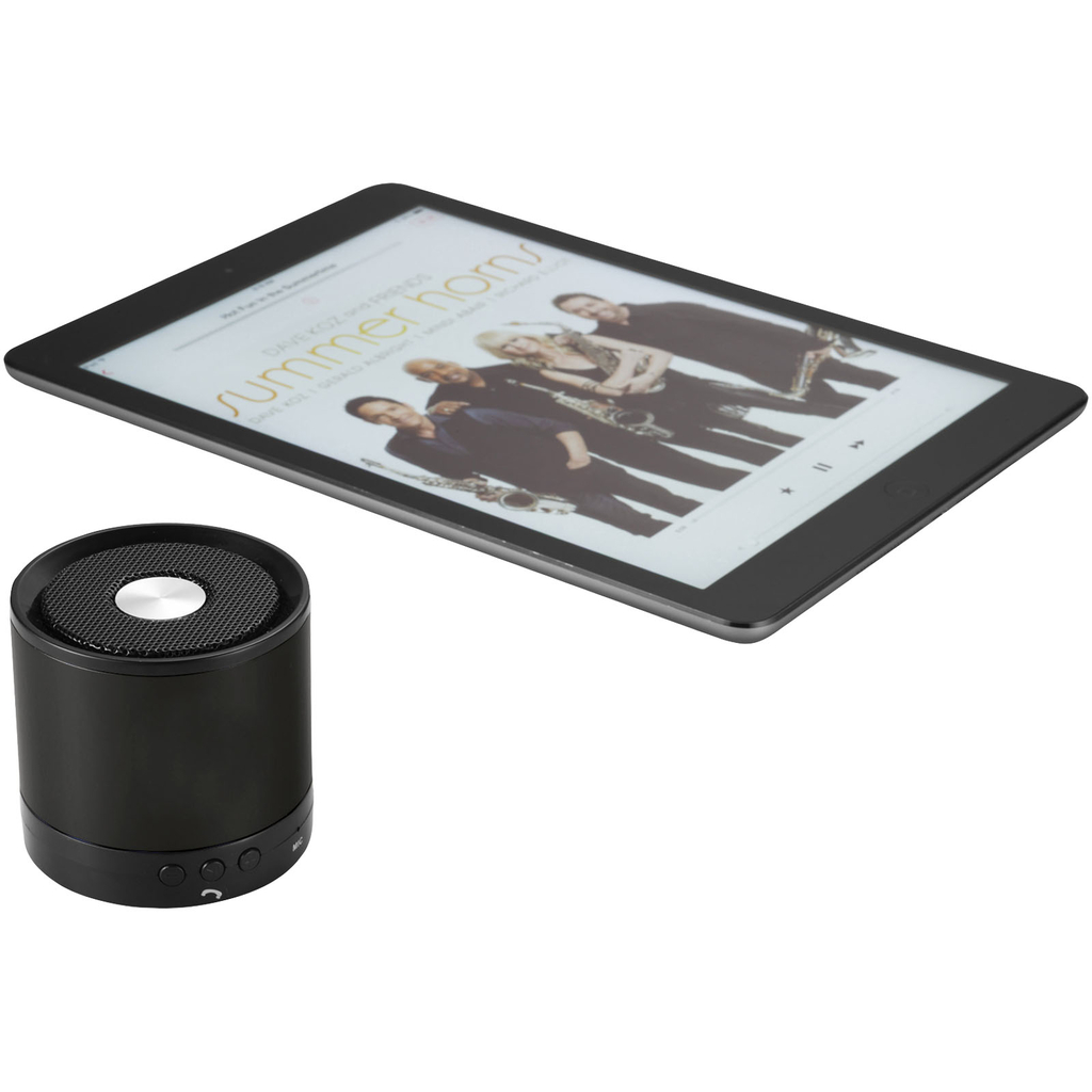 Колонка Greedo з функцією Bluetooth, колір суцільний чорний - 10826400- Фото №4