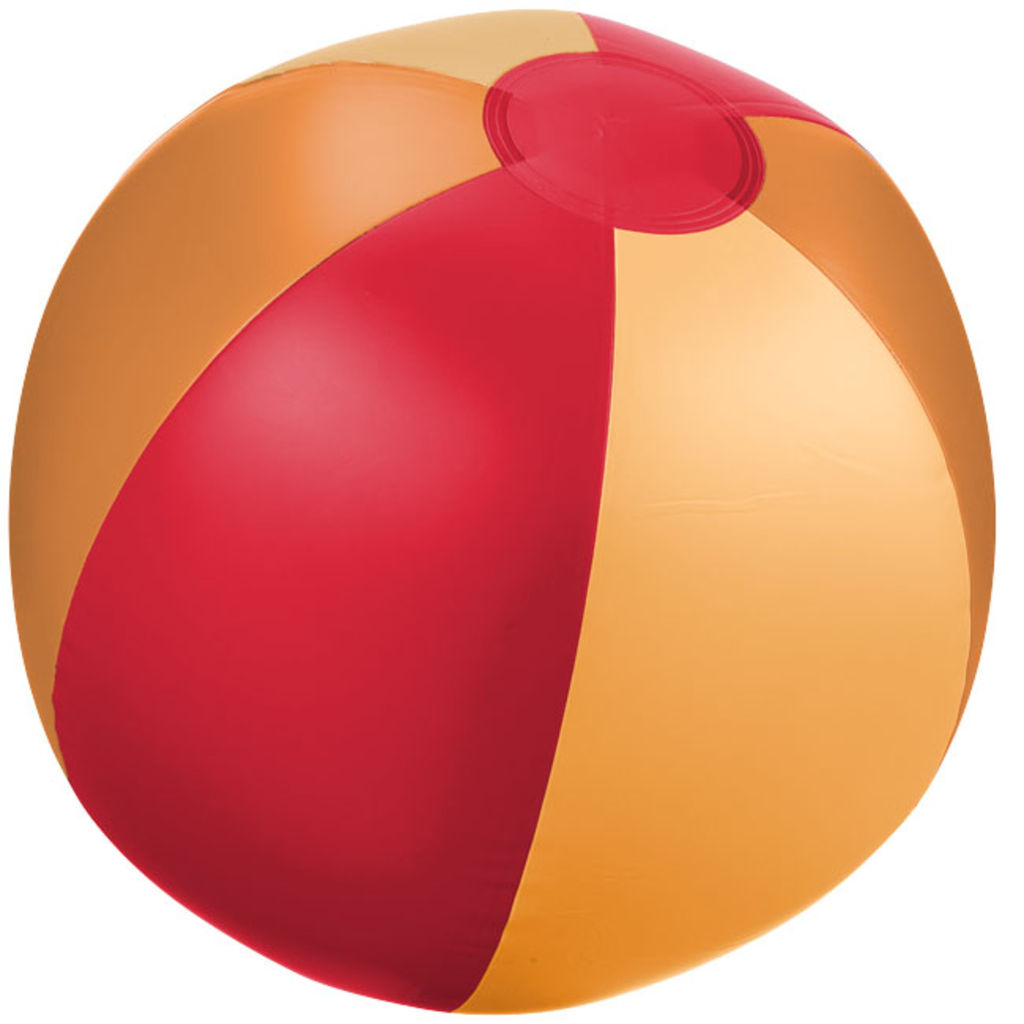 Непрозорий пляжний м'яч Trias, колір червоний
