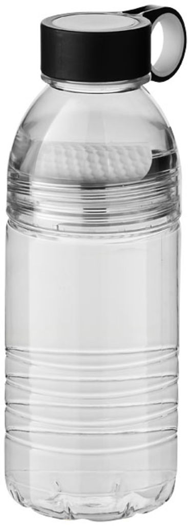 Спортивная тритановая бутылка Slice, цвет прозрачный, белый