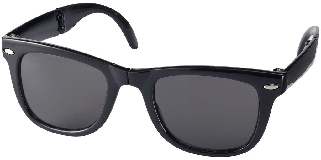 Складные солнцезащитные очки Sun Ray, цвет сплошной черный