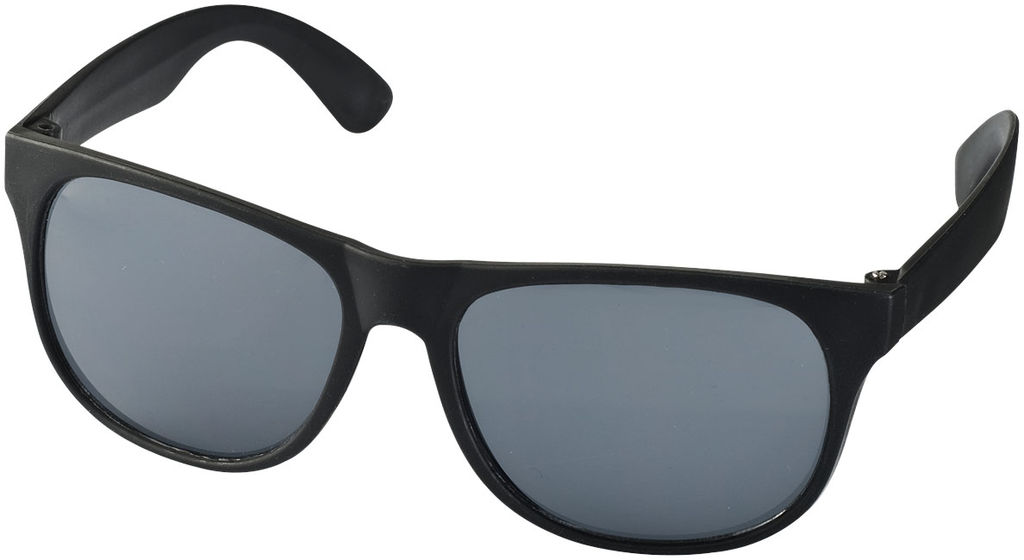 Сонцезахисні окуляри Retro, колір суцільний чорний