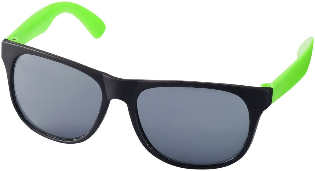Сонцезахисні окуляри Retro, колір неоново-зелений