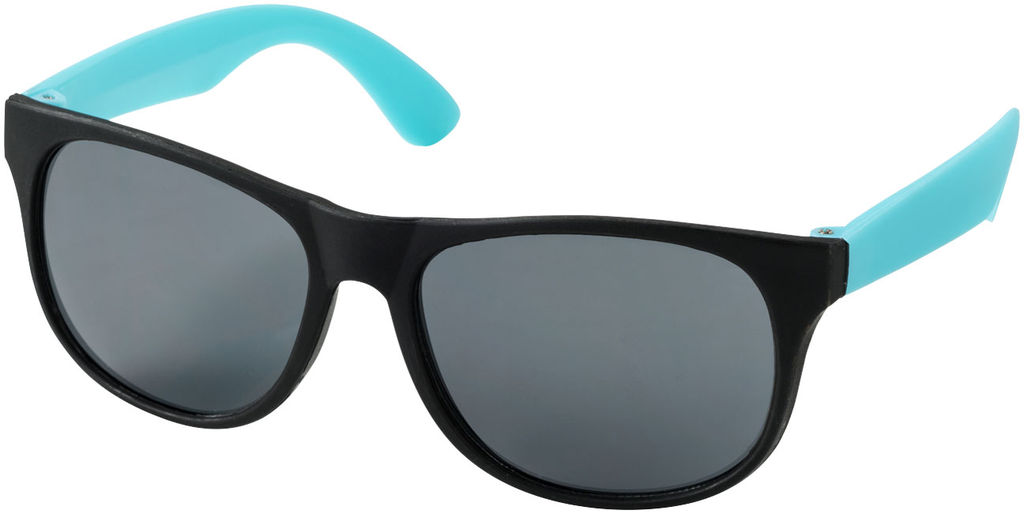 Сонцезахисні окуляри Retro, колір суцільний чорний, аква