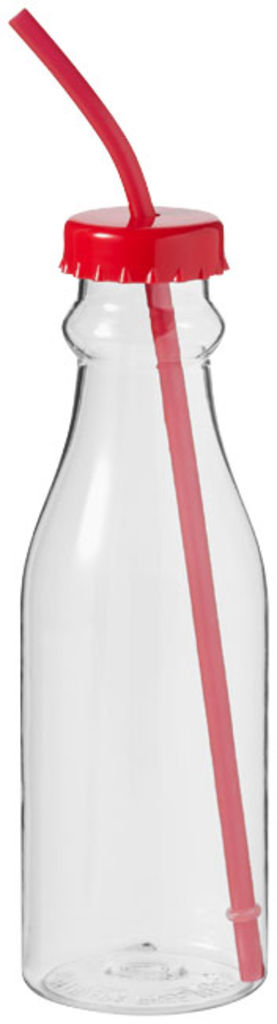 Бутылка Soda, цвет прозрачный, красный