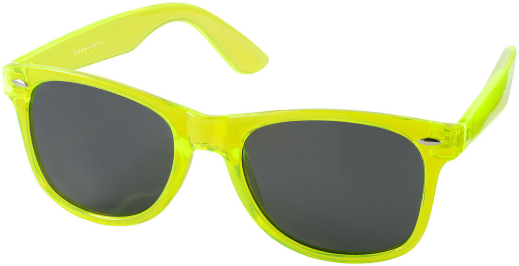 Прозорі сонцезахисні окуляри Sun ray, колір лайм