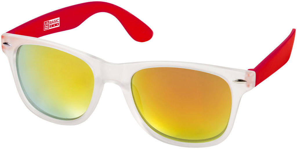 Солнцезащитные очки California, цвет красный прозрачный