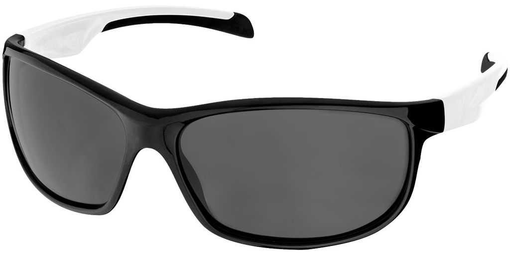 Сонцезахисні окуляри Fresno, колір суцільний чорний, білий