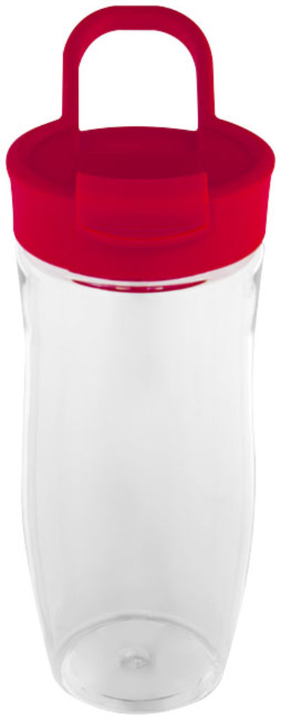 Спортивна пляшка Nutri, колір прозорий, червоний